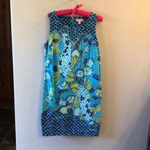 Lilly Pulitzer Stephanie Shift Koi Print Size 8